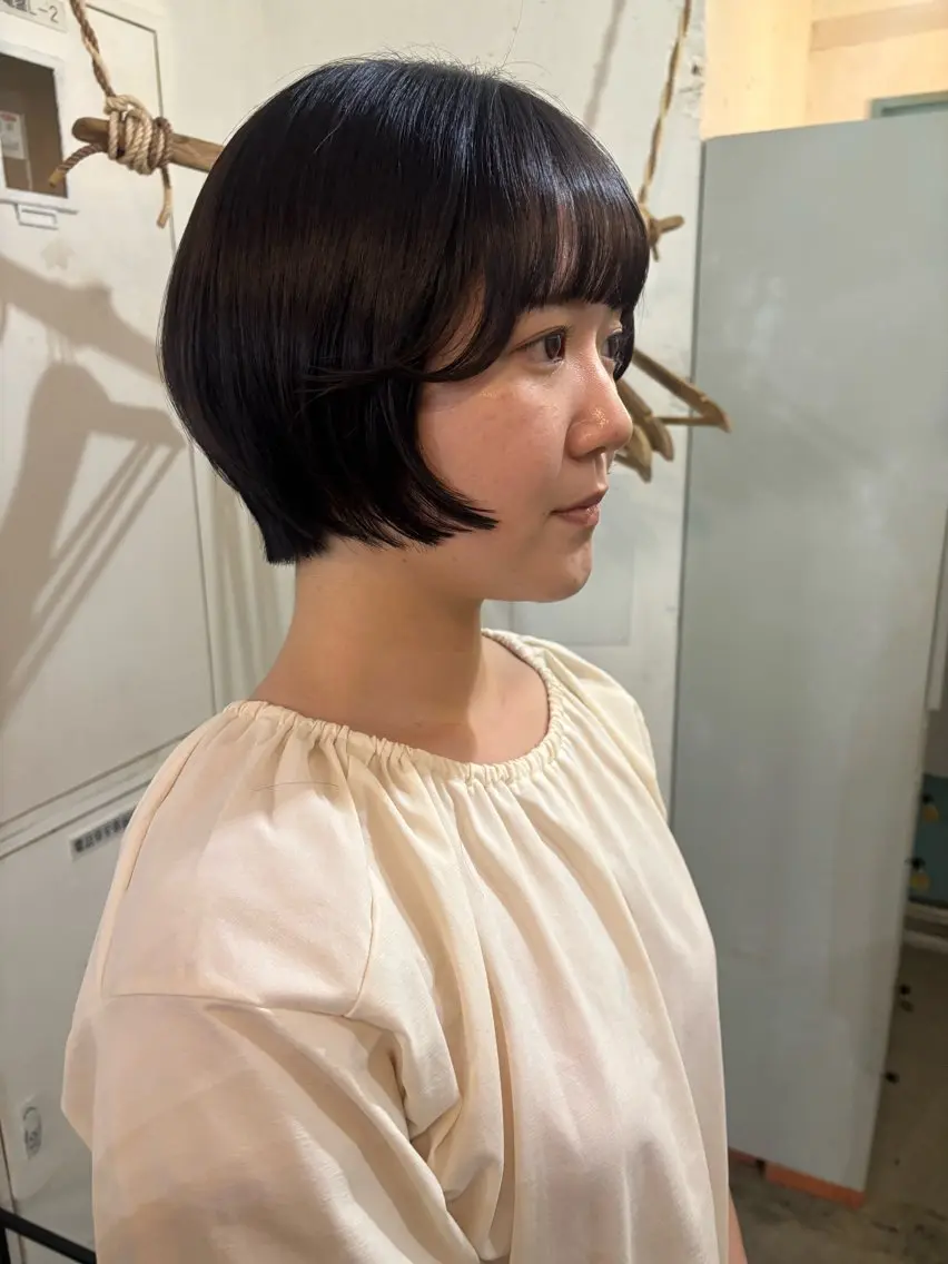 ショート うる艶ストレート/ 縮毛矯正 Manaのヘアスタイル