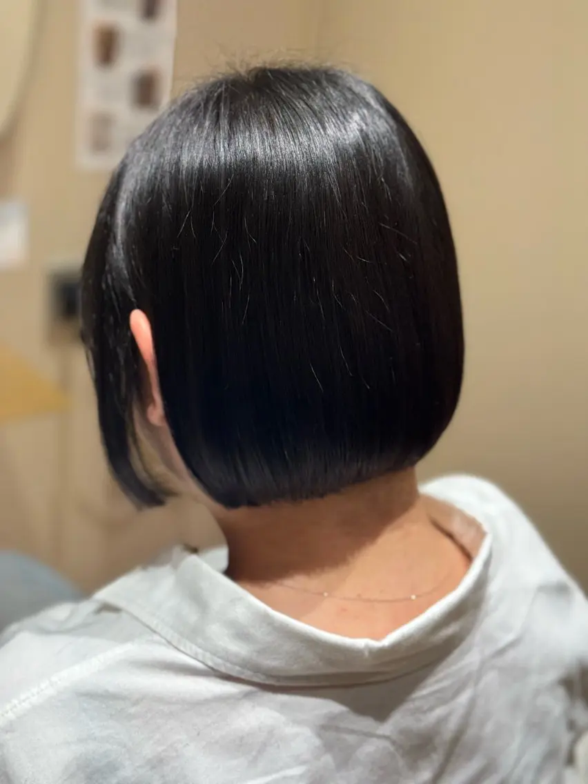 ショート ボブ 黒島優香🦋 /縮毛矯正/髪質改善のヘアスタイル