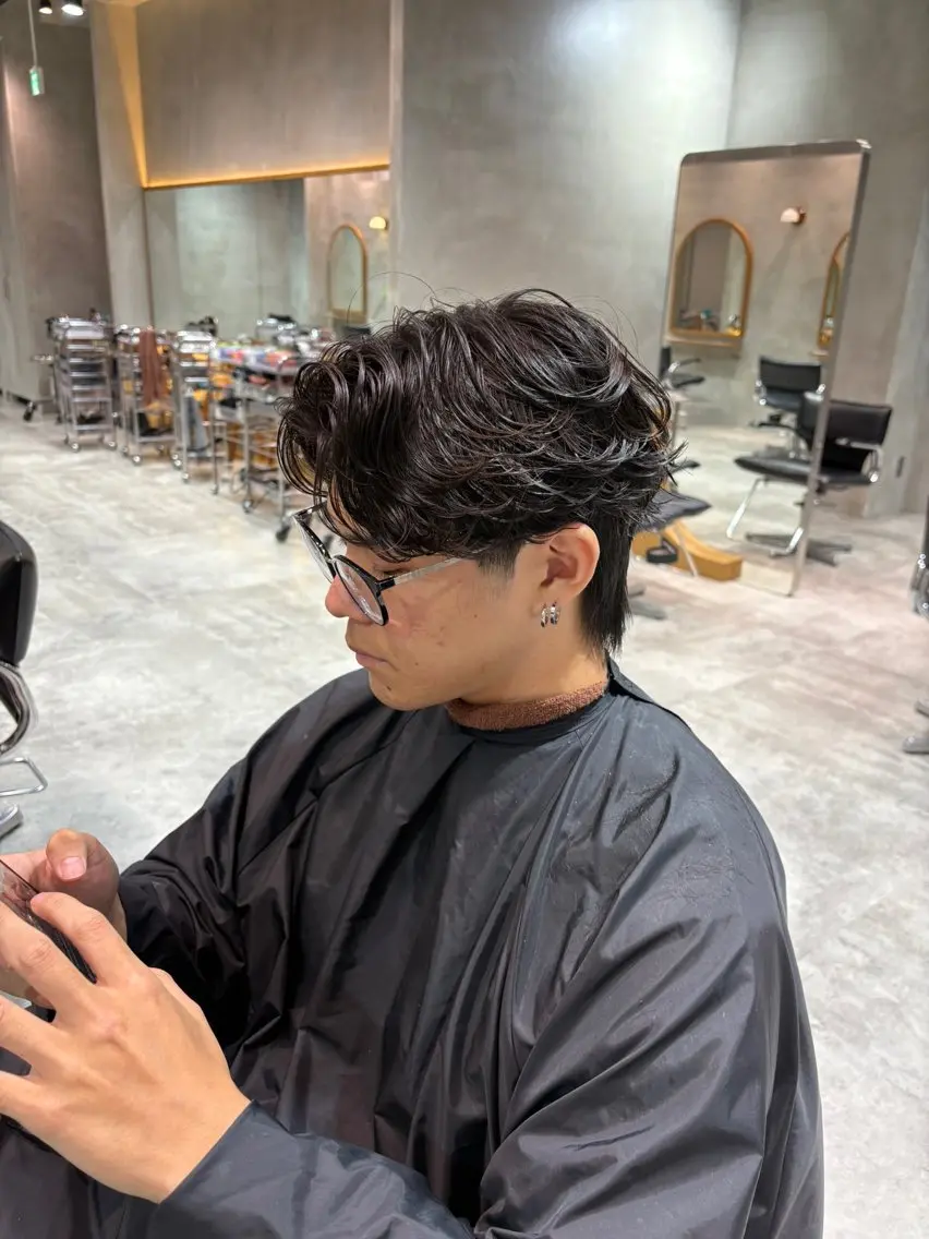 ミディアム パーマ カット パーマ fifth/渋谷/ パーマ/イクミのヘアスタイル