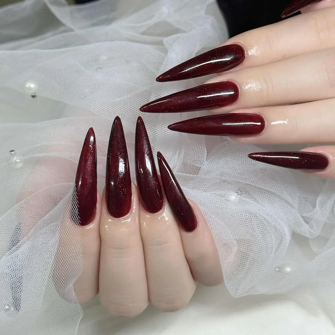 ネイル フットネイル フレンチネイル グラデーション 韓国ネイル ロングネイル ハンドネイル Hani Nail Salonのネイルデザイン