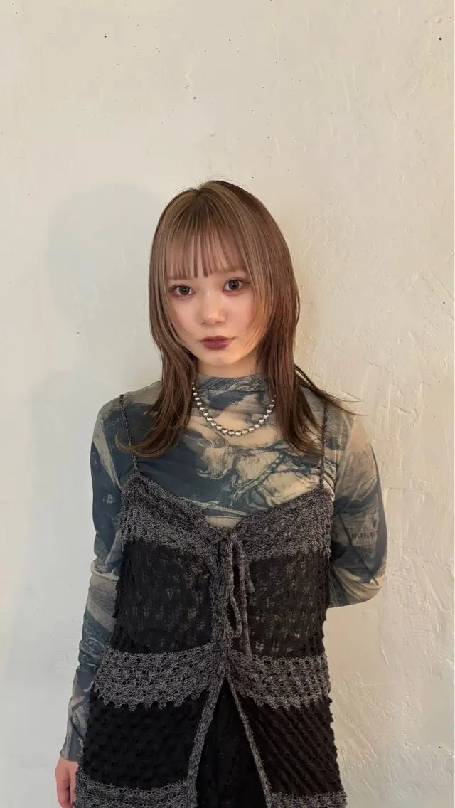 ミディアム Ren /北堀江のヘアスタイル