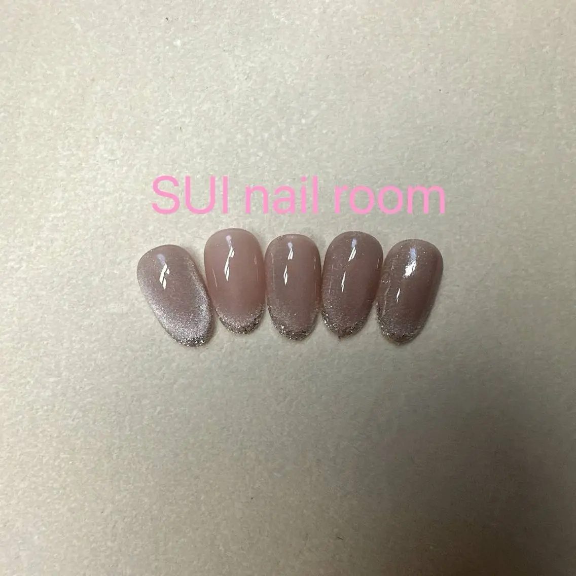 ネイル フレンチネイル マグネットネイル マグネットフレンチ シンプルネイル SUI Nail Roomのネイルデザイン
