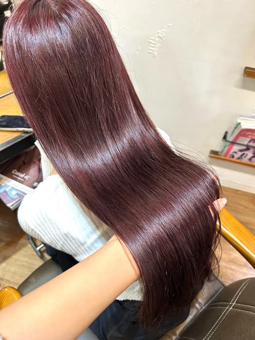 U24限定🎀ブリーチなしダブルカラー+カット+トリートメント ¥14000の写真