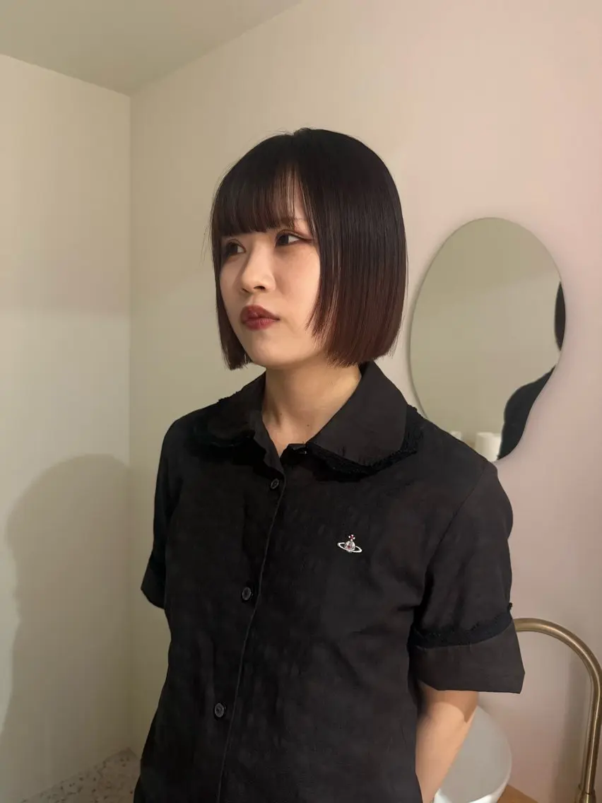 ミディアム ボブ カラーモデル募集中 Rei🐈⬛/大宮のヘアスタイル