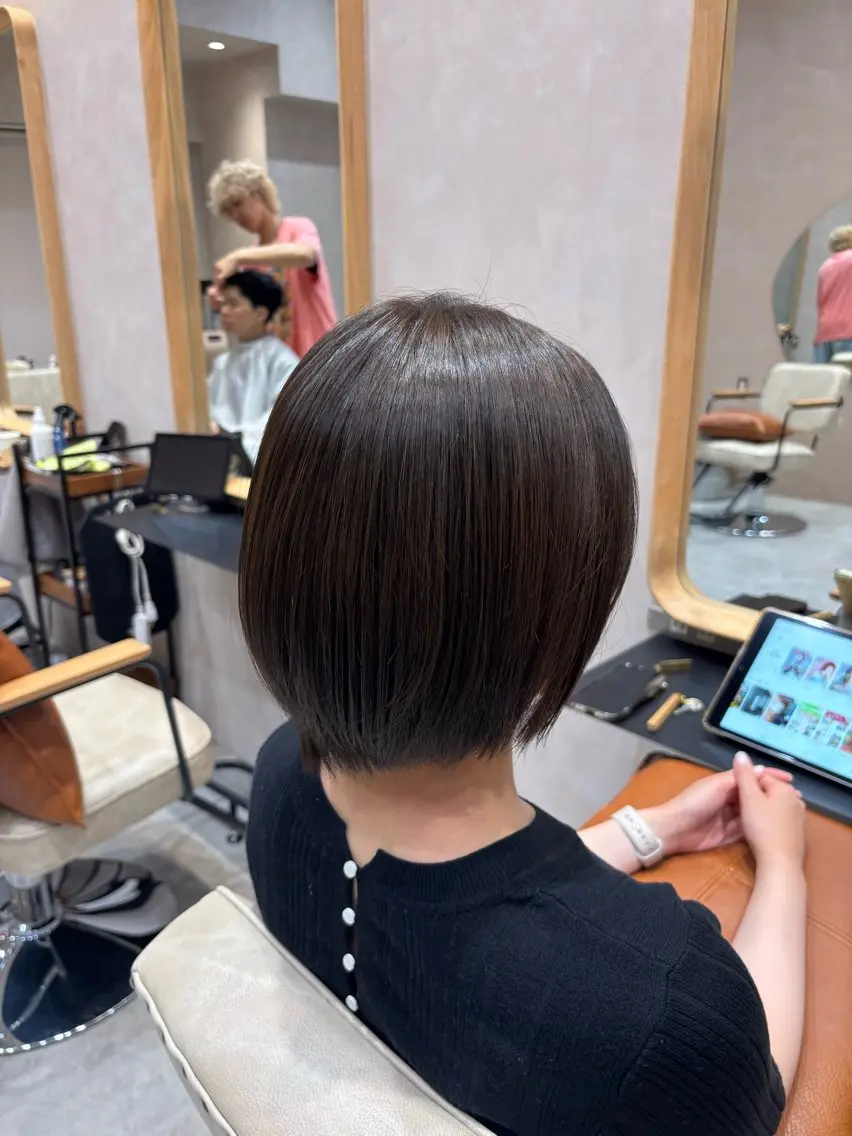 ミディアム トリートメント ヘッドスパ🫧カラー たけとら🐯のヘアスタイル