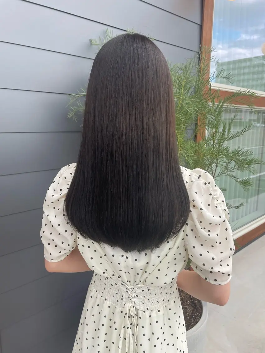 セミロング 松井 悠希のヘアスタイル