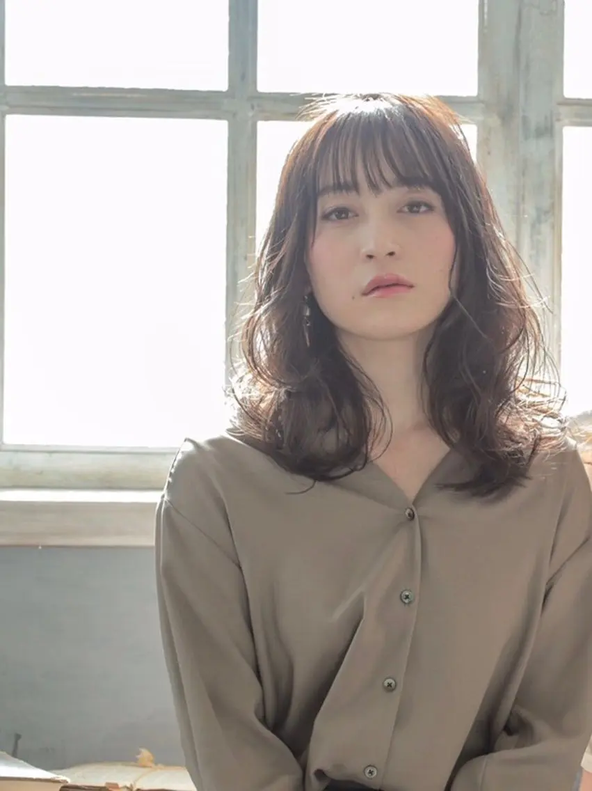 ロング カラー 透明感カラー 髪質改善 川島　広大のヘアスタイル