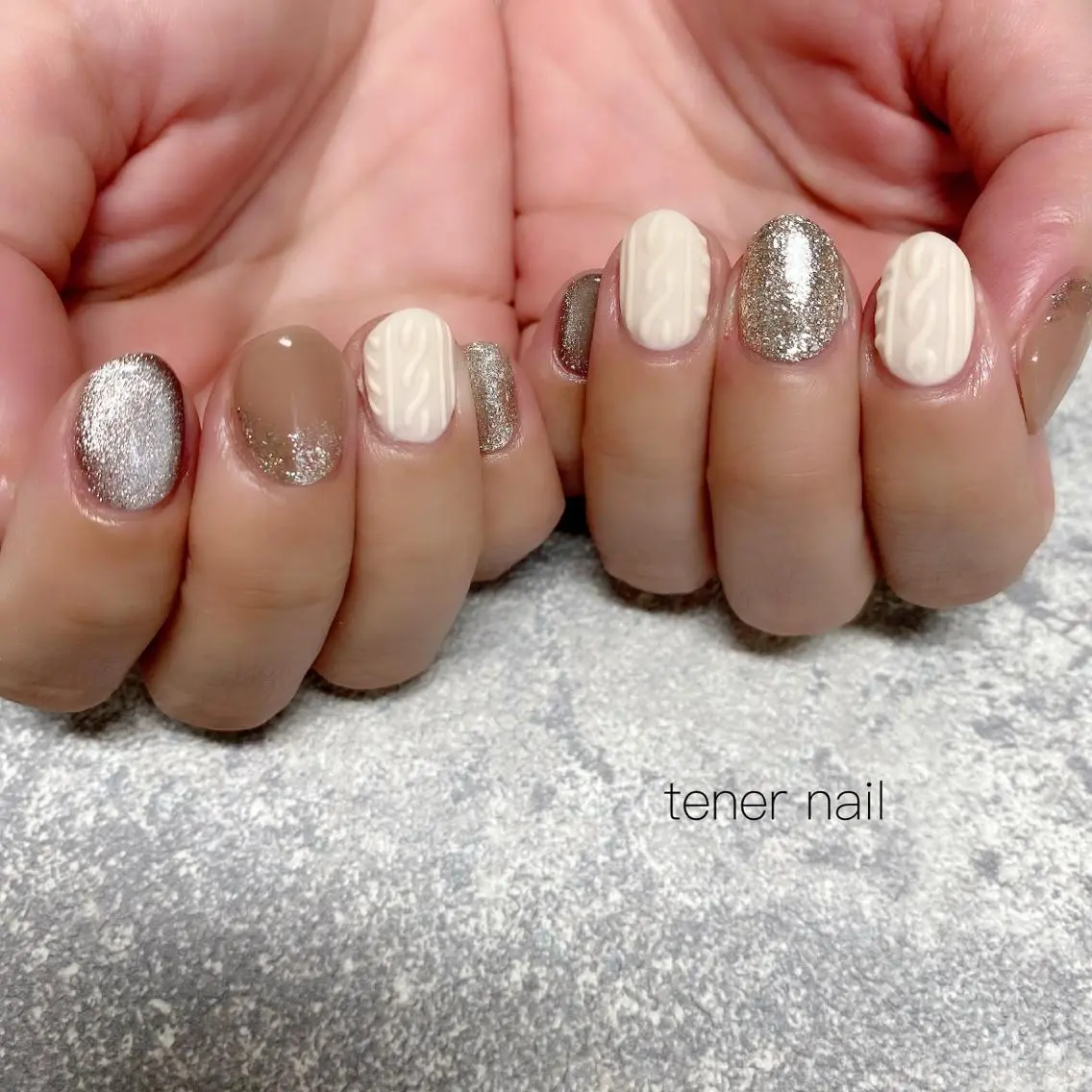 ネイル キラキラネイル テネルネイル tener nailのネイルデザイン