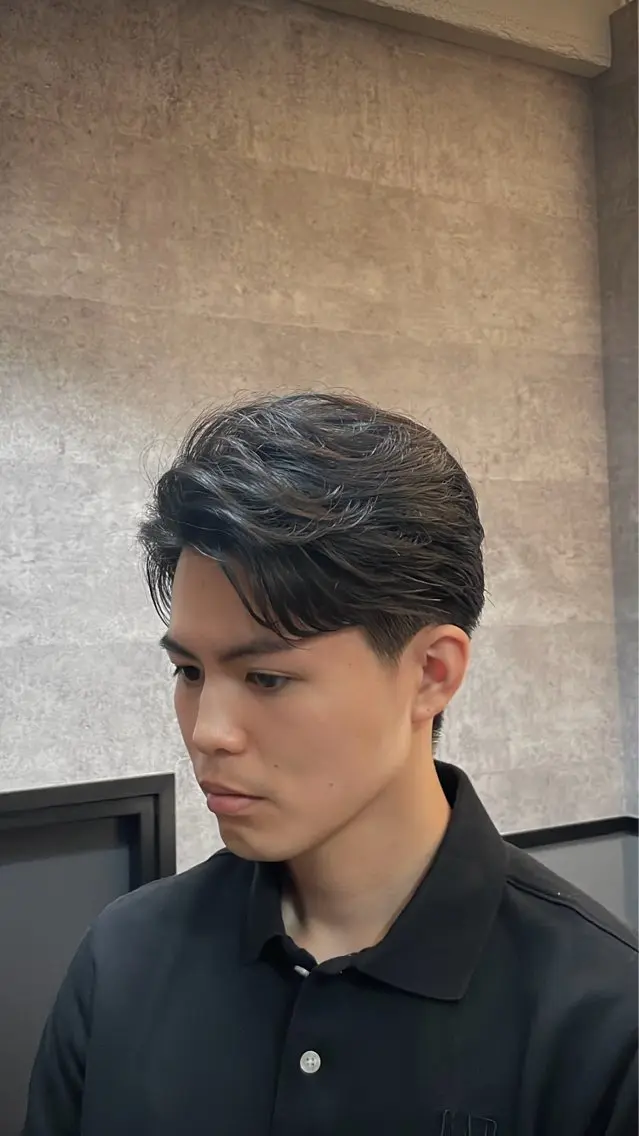 パーマ メンズ 葛西/barber/ 相山琉磨のヘアスタイル