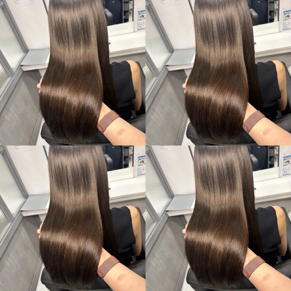 ロング カラー ヘアカラー トリートメント 艶髪×透明感カラー ののかのヘアスタイル
