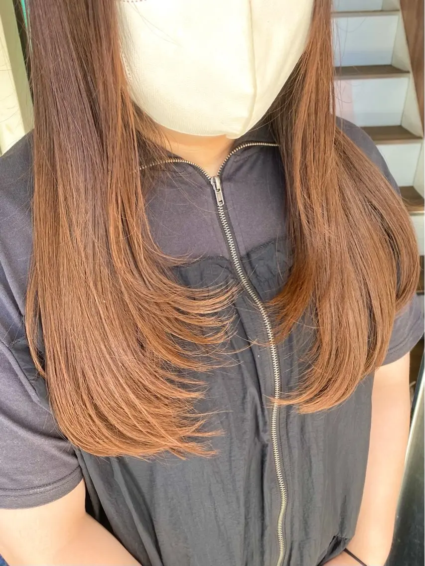 セミロング カット ヘアカラー 村上 ゆういのヘアスタイル
