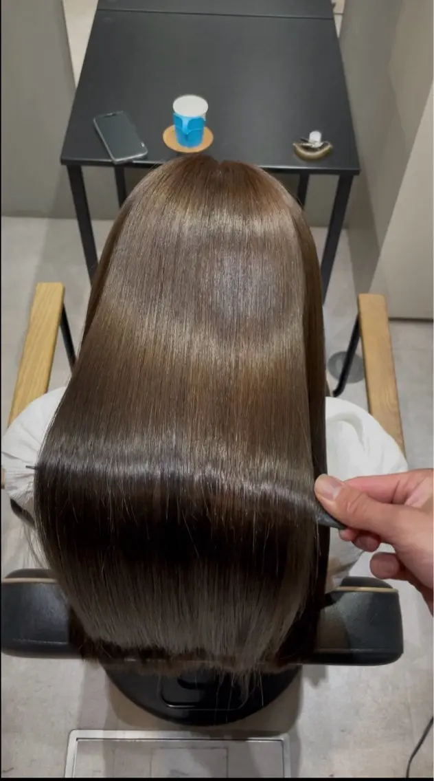 ロング カラー 縮毛矯正 トリートメント 🇰🇷失敗履歴再生 髪質改善七星🇰🇷のヘアスタイル