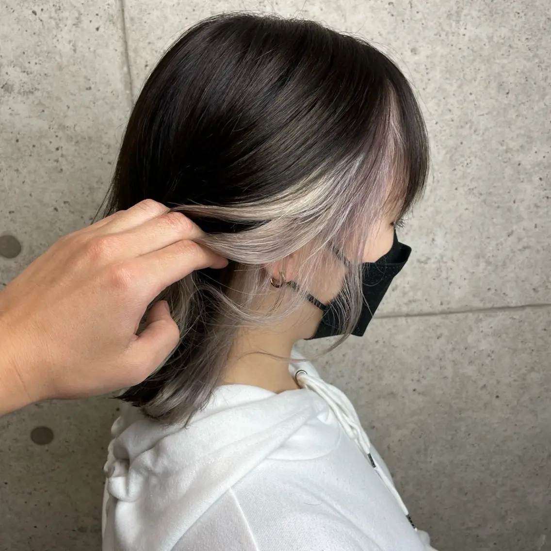 ショート カラー カット ヘアカラー トリートメント 奥山義進/大宮 /ダブルカラーのヘアスタイル