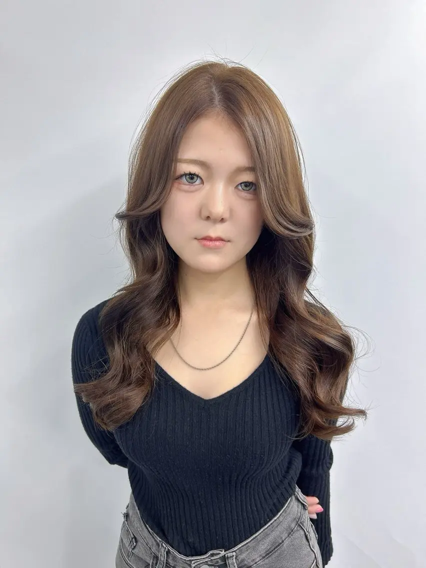 ロング ヘアカラー 馴染ませエクステ/ ヒロヤのヘアスタイル