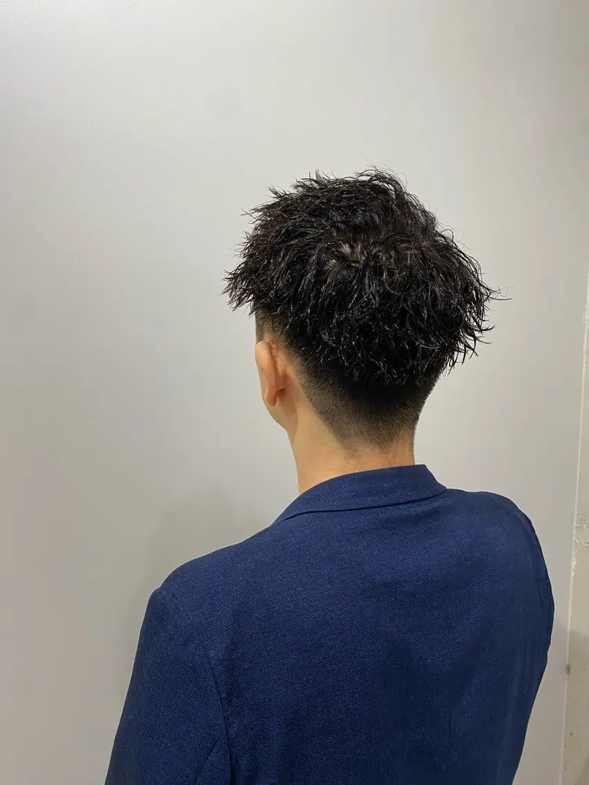 ショート パーマ メンズ メンズパーマ メンズツイストパーマ トリートメント ツイストパーマ カット パーマ トリートメント Riganuts王子 Hayato✂︎のヘアスタイル