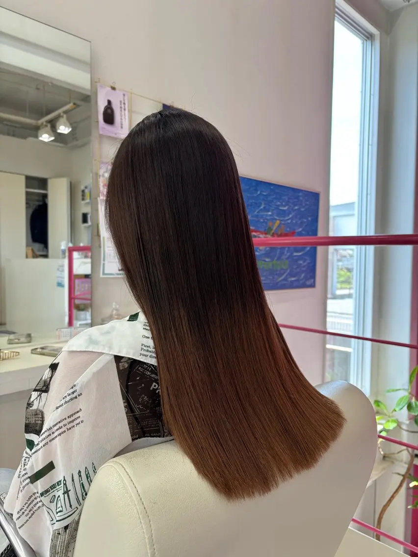 ロング 立福 杏夏のヘアスタイル