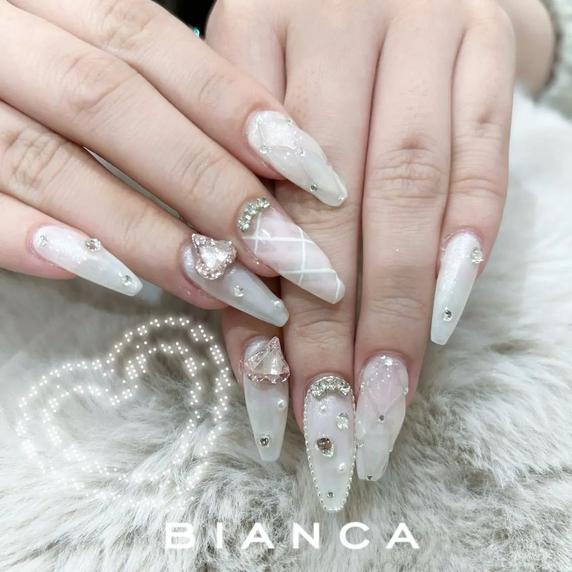ネイル 持ち込み Bianca 川口 moe˖ ࣪⊹のネイルデザイン