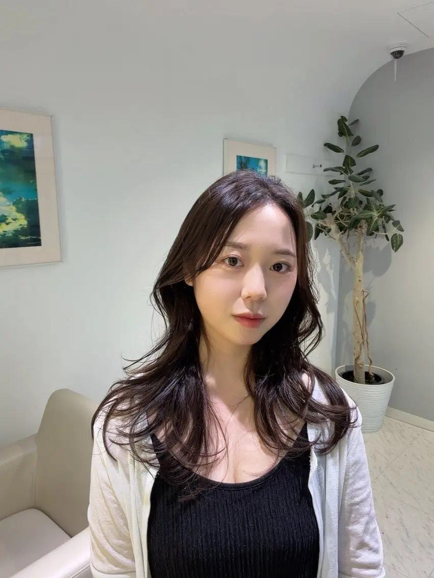 ロング 枦山 晴稀のヘアスタイル