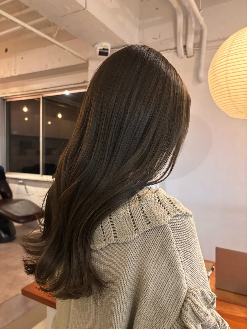 ロング カラー 透明感カラー カット ヘアカラー 透明感カラー /Kanon️🫧のヘアスタイル