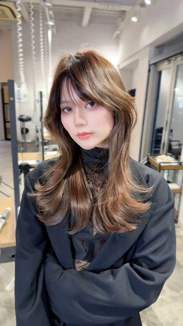 セミロング レイヤーカット 永田竜一/ 先着モデル募集中のヘアスタイル