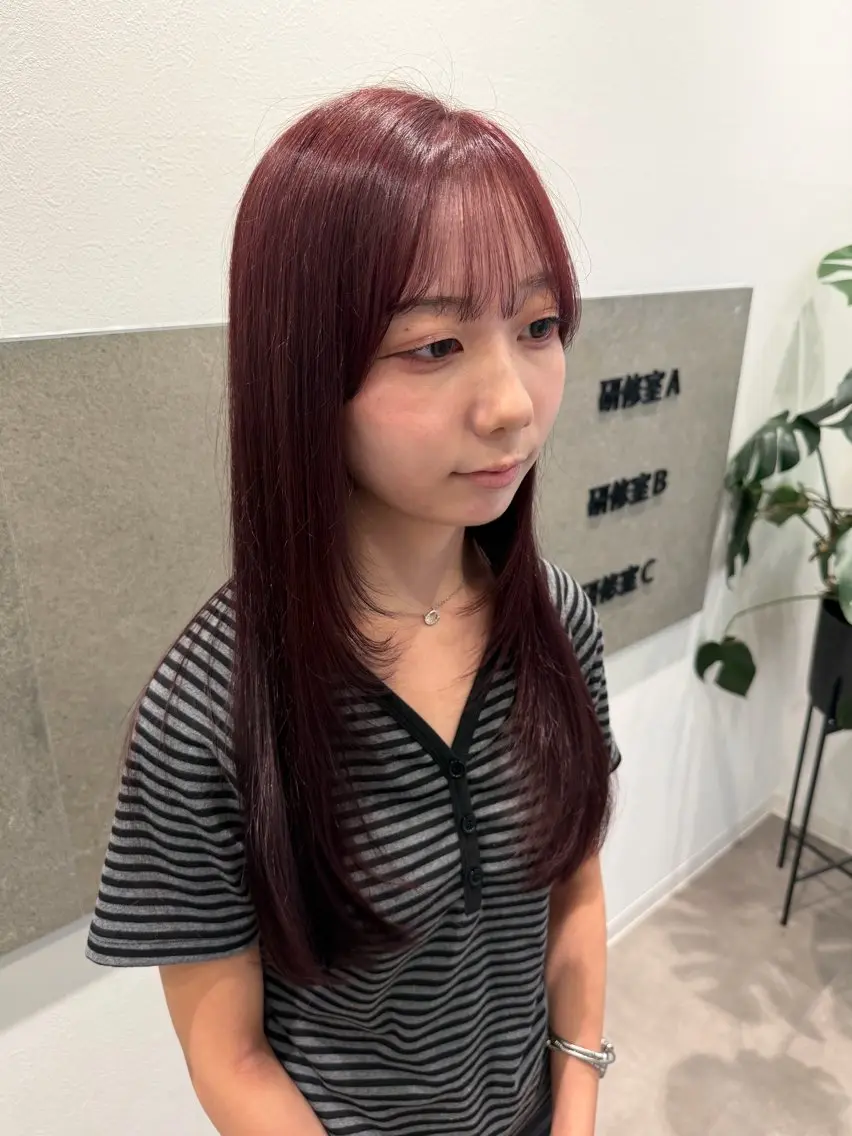 ロング ハイレイヤー レイヤーカット 🎀みゆ 髪質改善 艶カラー🎀のヘアスタイル