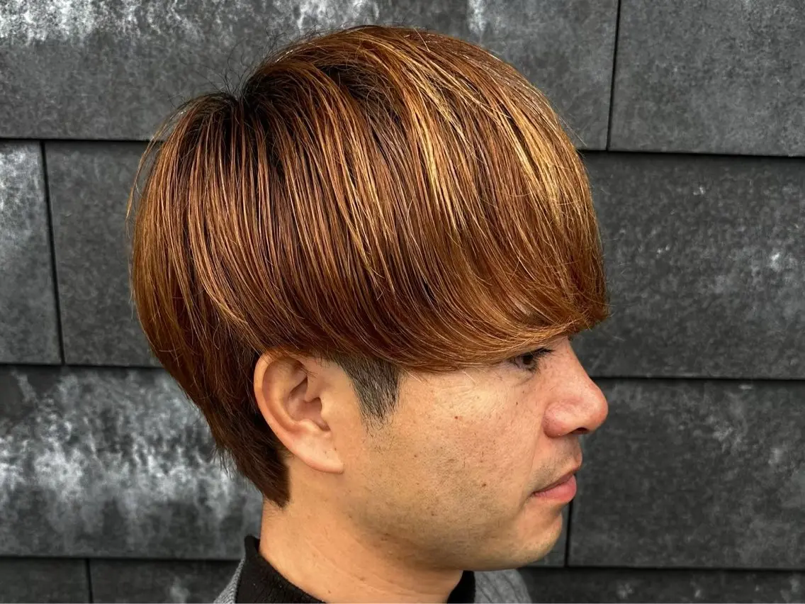 カラー メンズ 大谷 真央のヘアスタイル