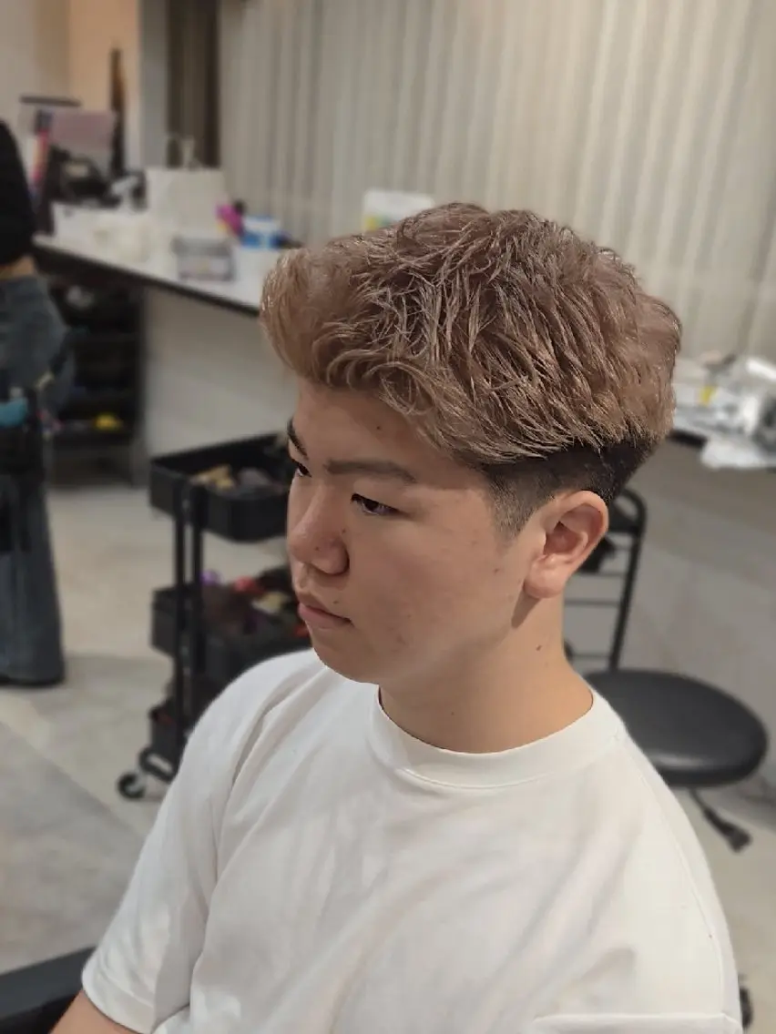 メンズ ショート カラー スパイキーショート ショートヘア カット ヘアカラー ヘアセット LEN名古屋/パーマ 海外ヘア/メンズ特化のヘアスタイル