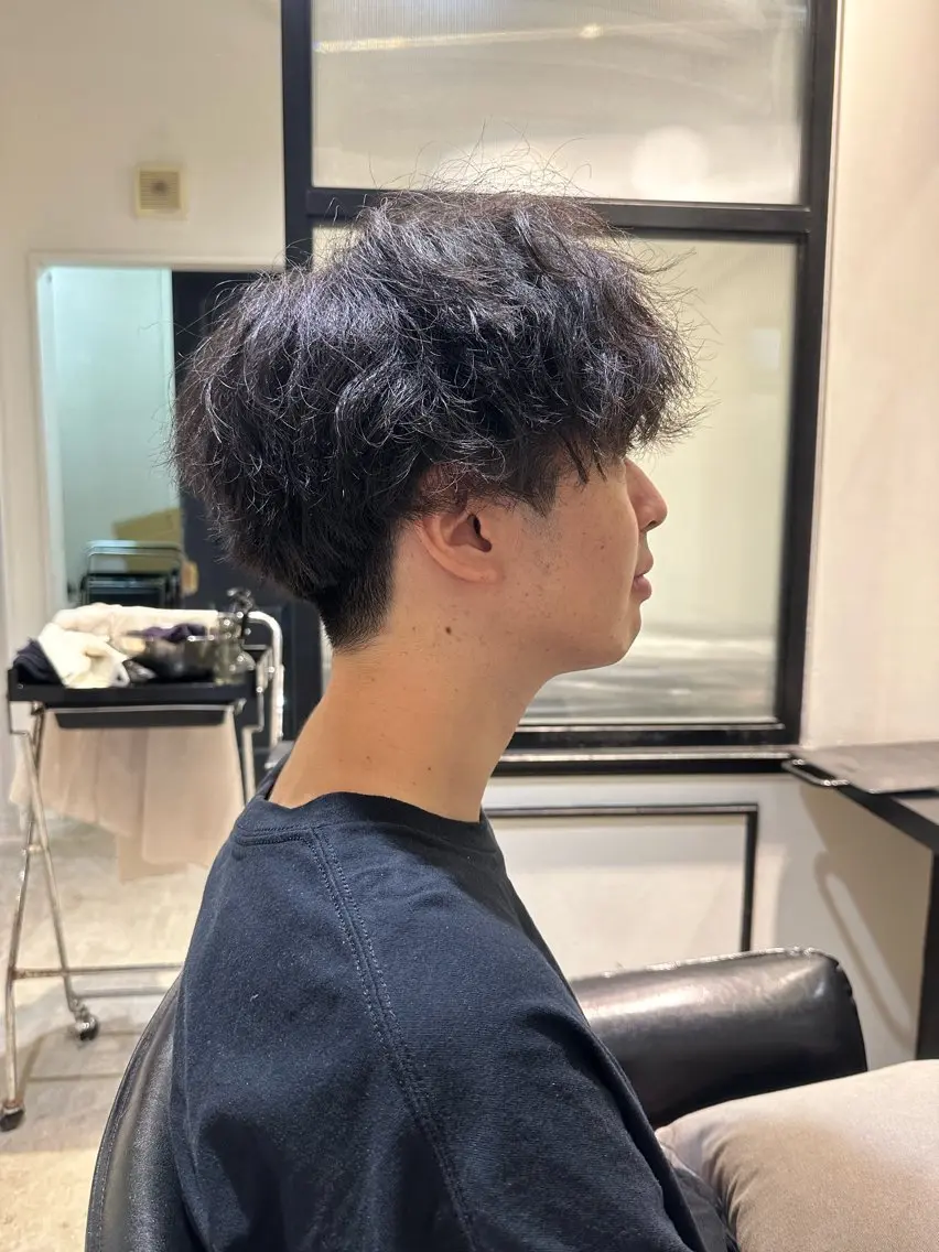 メンズ マッシュ TR付きカット無料✨ ✨いのうえもなみのヘアスタイル