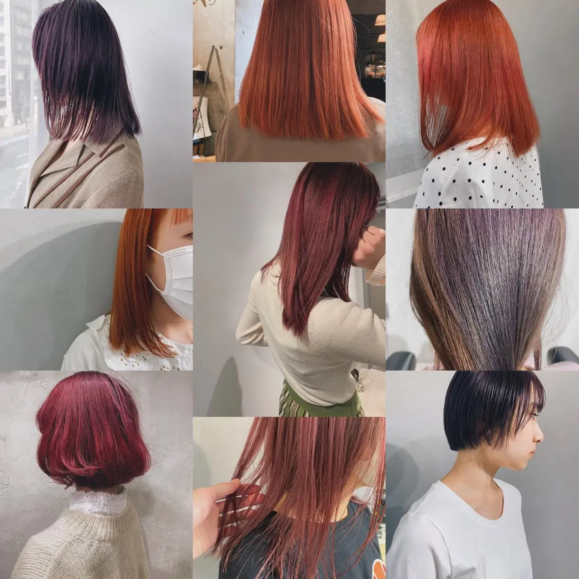 ロング カラー ヘアアレンジ ボブパーマコテ巻き風 パーマNo1深江秀平のヘアスタイル