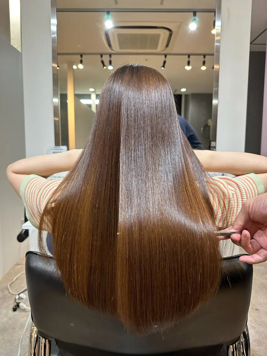ロング 縮毛矯正 カットモデル大募集中 🌟いけだこうきのヘアスタイル