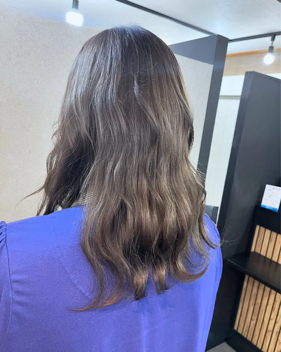 カラー グレージュ ヘアカラー day&night 【ひなこ】のヘアスタイル