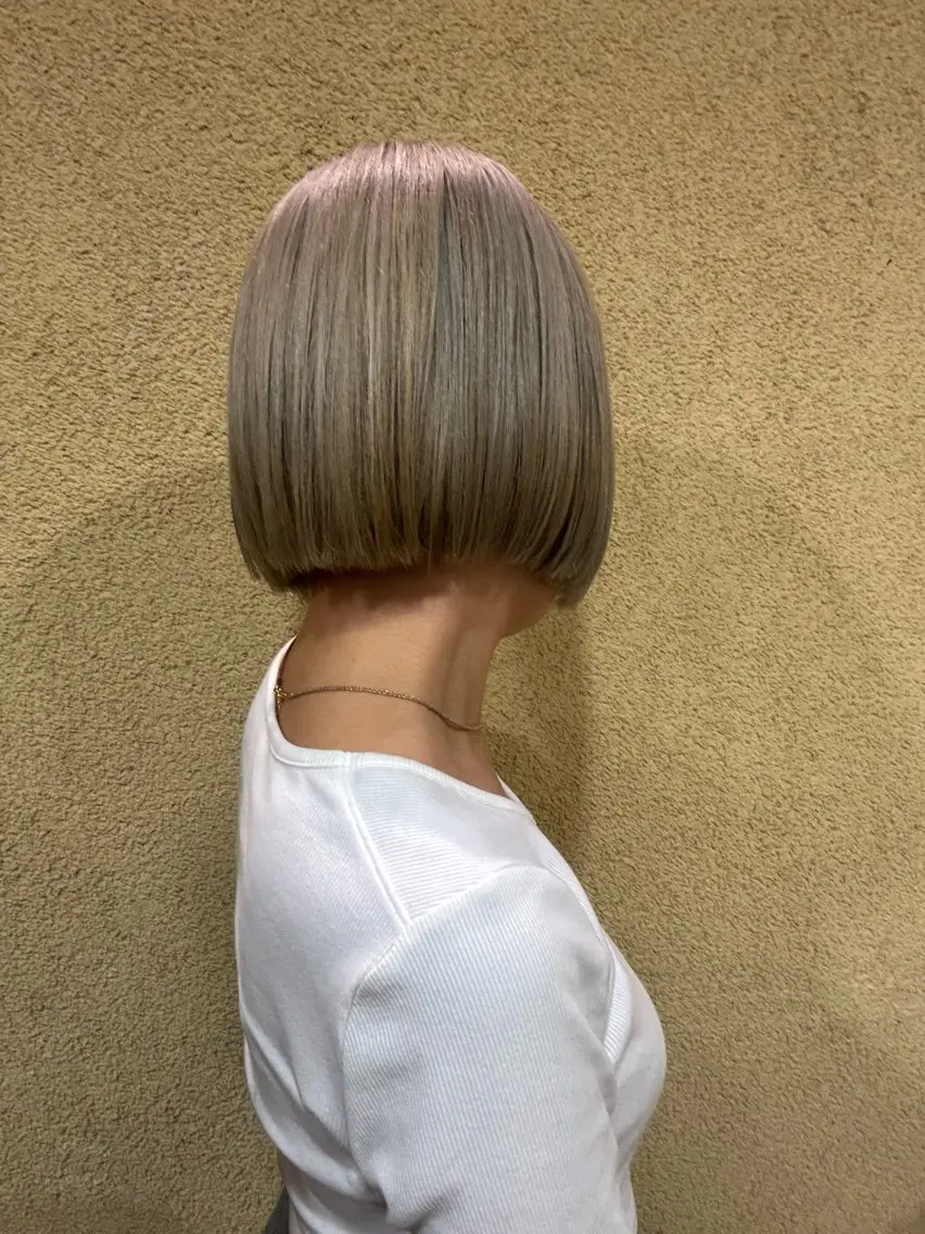 ショート ボブ メンズカット パーマRISAのヘアスタイル