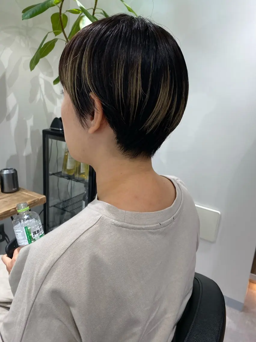 ショート ヘアアレンジ ショートヘア カット ヘッドスパ iroha/ n.w.h🎀のヘアスタイル