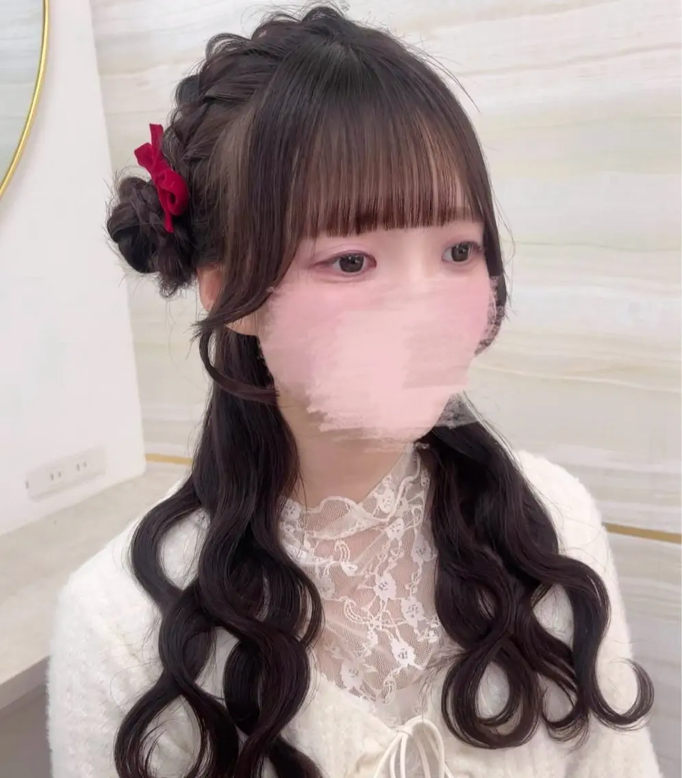 ロング ヘアアレンジ ヘアセット 🫧Ess 🎀chihinaのヘアスタイル