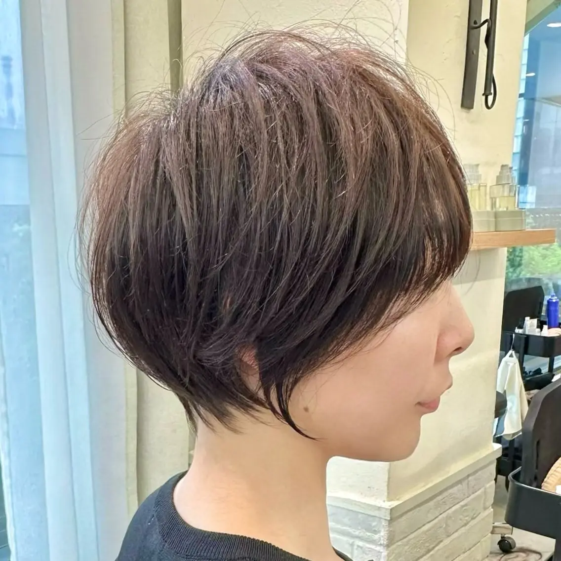 ショート カット ヘアカラー トリートメント 豊中/ショート特化/ 似合わせ/たかいのヘアスタイル