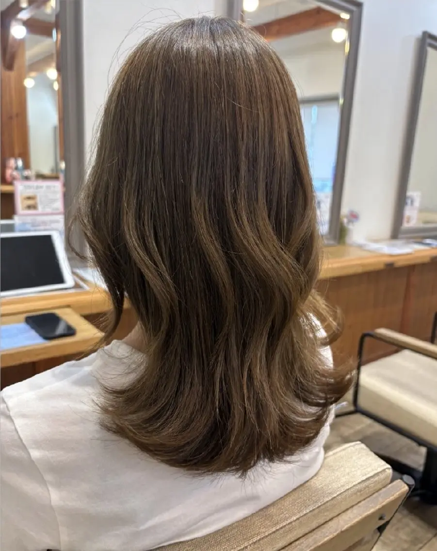 セミロング カラー ヘアカラー 🌺カラーモデル募集 中🌺/まゆきのヘアスタイル