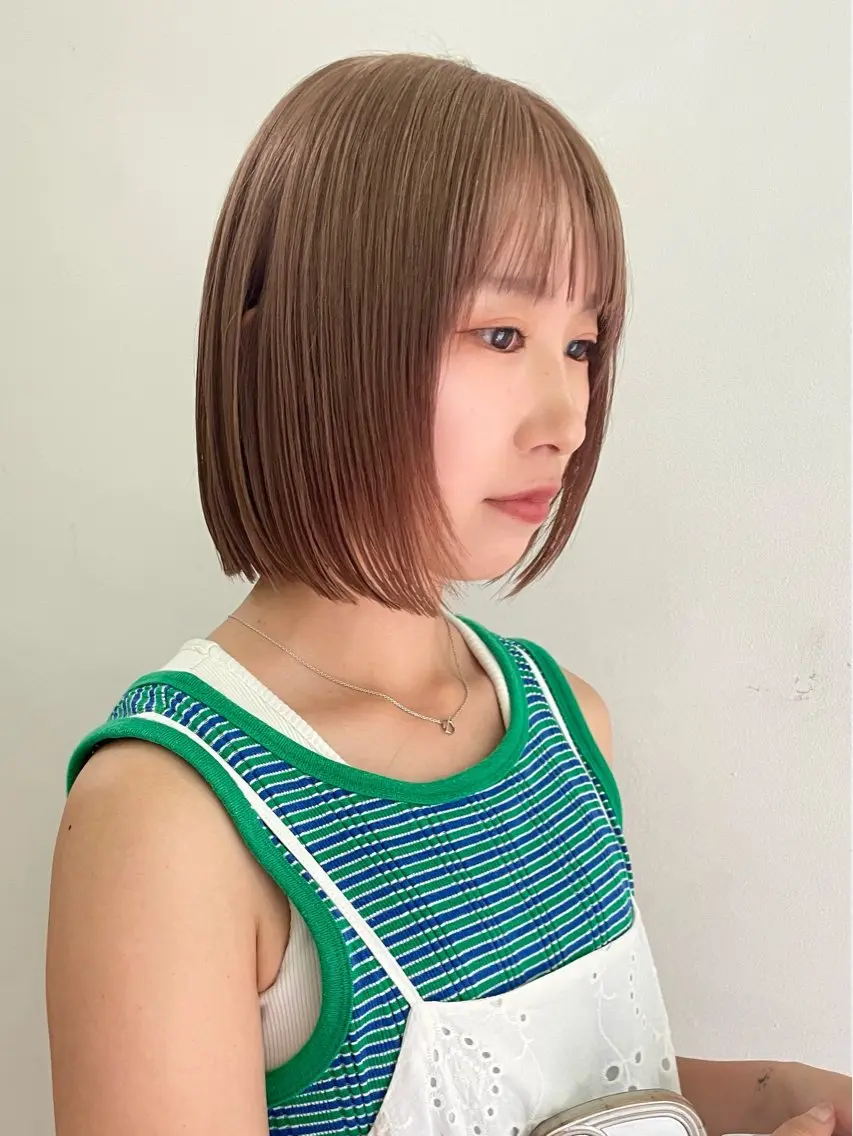 ショート ボブ/ショート⭐︎ カット無料⭐︎カレンのヘアスタイル