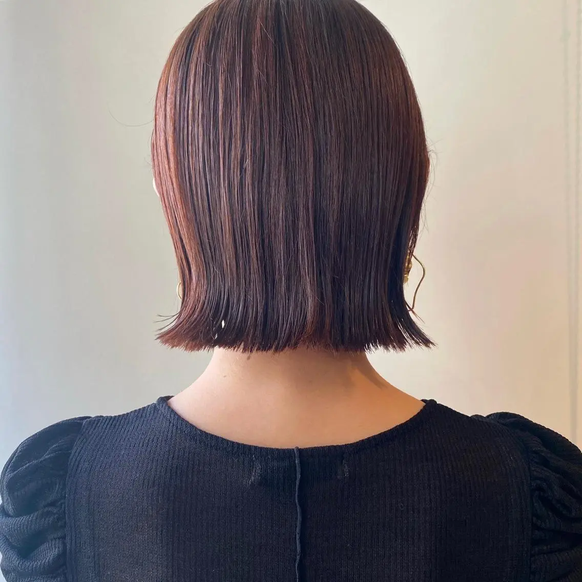 ショート カラー パーマ ヘアアレンジ ブラウンカラー レッドカラー レッドブラウン ウルフカット モデル募集中!ミカのヘアスタイル