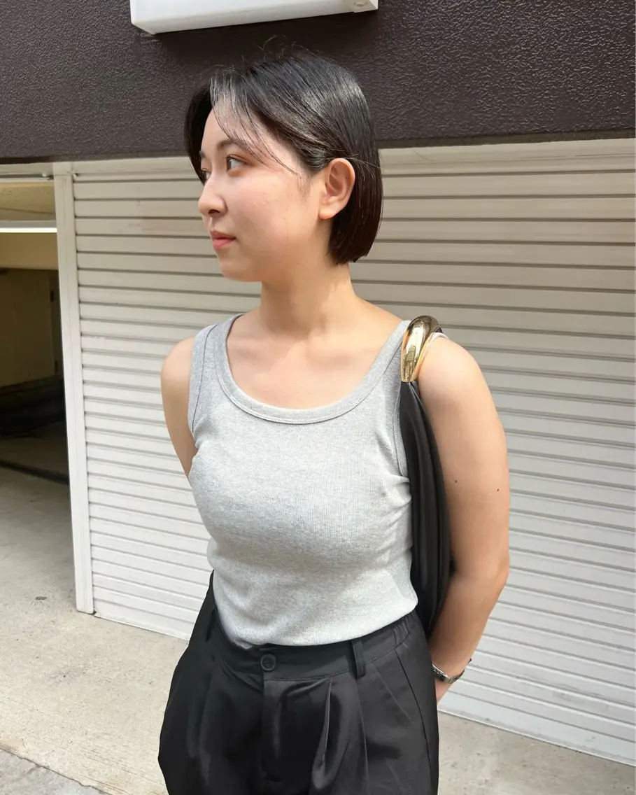 ショート カラー カット トリートメント 樫原裕二/レイヤー カット/透明感カラーのヘアスタイル
