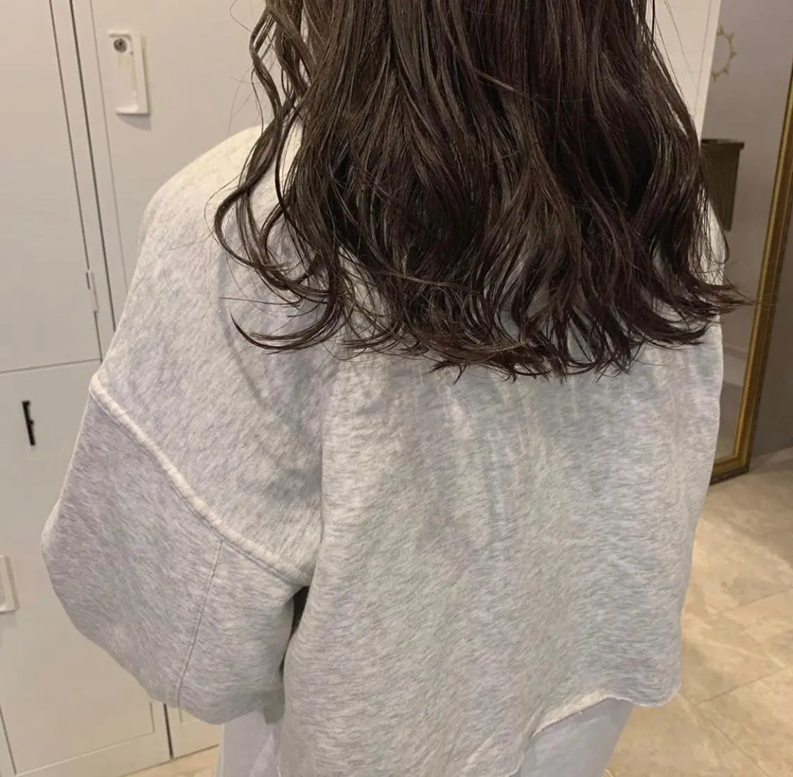 ロング カラー グレージュ ロング トリートメント ayano /トレンドヘアのヘアスタイル