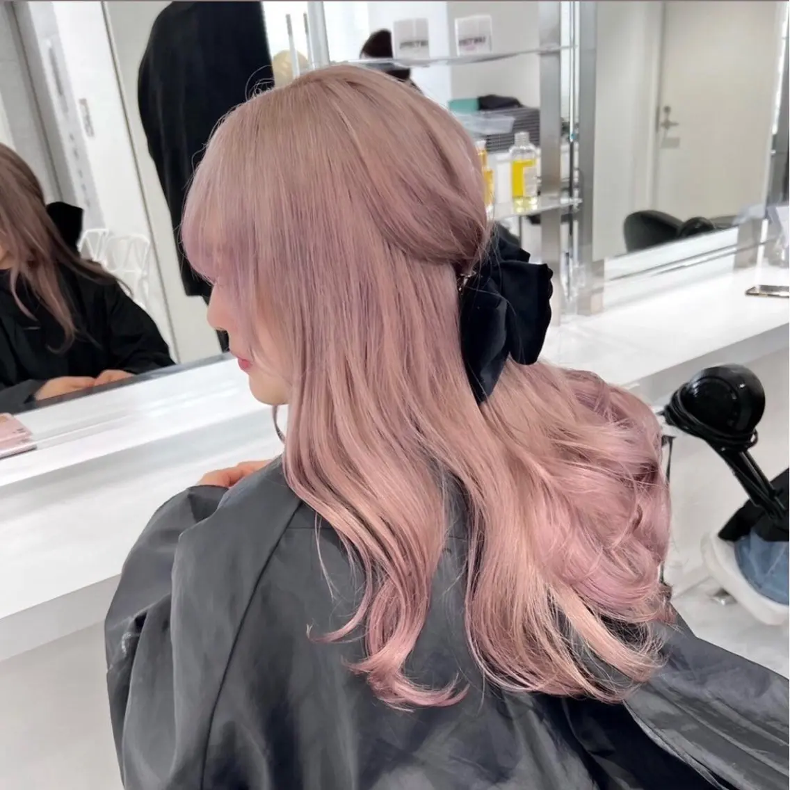 🧸フレンチガーリなハイトーン❤︎ケアブリーチトリプルカラー+オリジナルトリートメント+炭酸spa🏹の写真