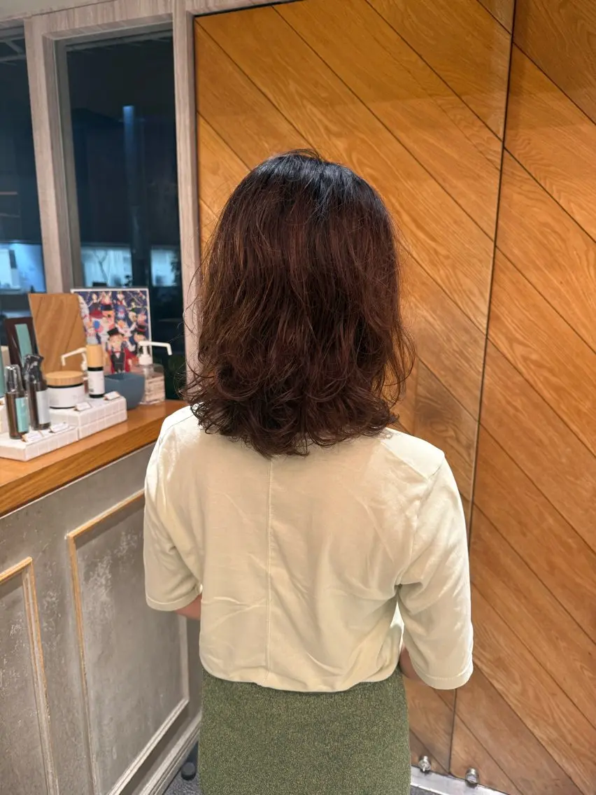 ミディアム ミディアムパーマ 🌀ルカ ショート 🌀のヘアスタイル
