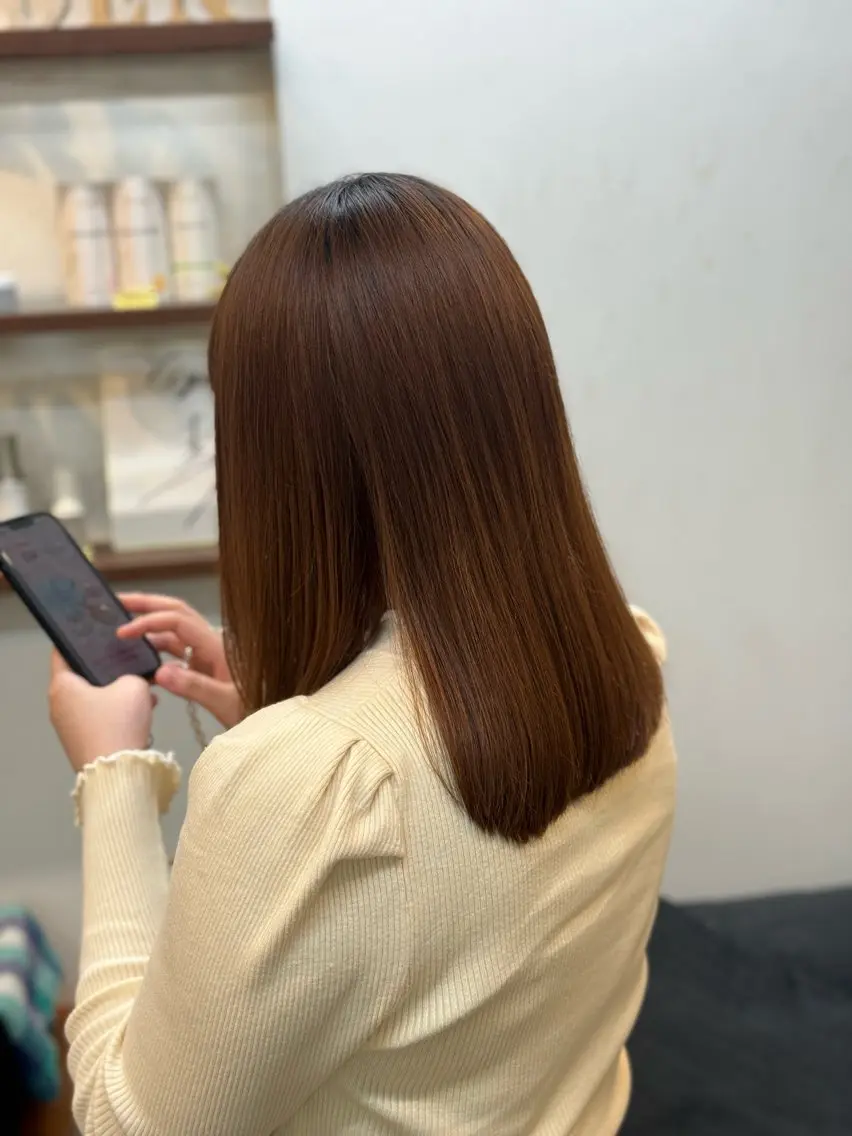 セミロング 内藤 さつきのヘアスタイル