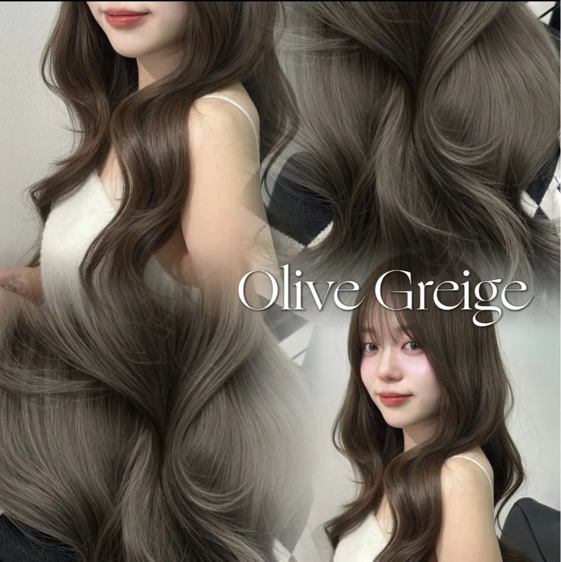 ロング カラー ベージュカラー 透明感カラー オレンジ 韓国レイヤー/パーマ /ショート🎀ゆづきのヘアスタイル