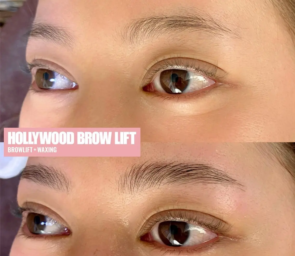 🌱リピートのお客様限定🌱　　　　　　　　　　　　　　　　ハリウッドブロウリフト（眉パーマ＋眉ワックス）の写真