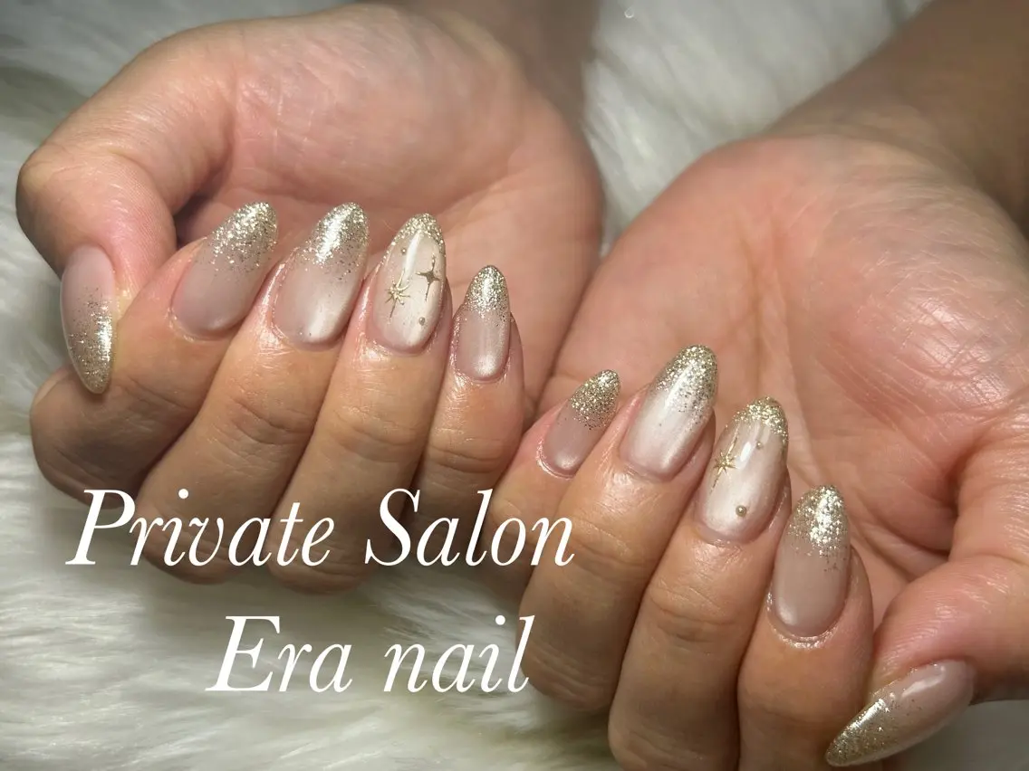 ネイル マグネットネイル ハンドネイル Era nailのネイルデザイン