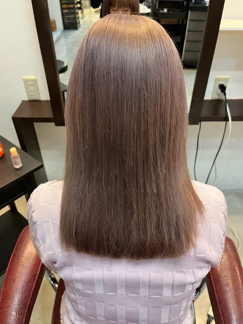 カラー 立道 樹奈のヘアスタイル