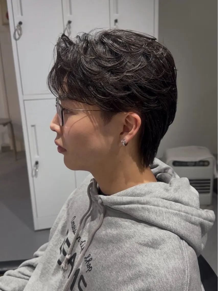 パーマ メンズ カット パーマ 札幌メンズ専門 星雅哉のヘアスタイル