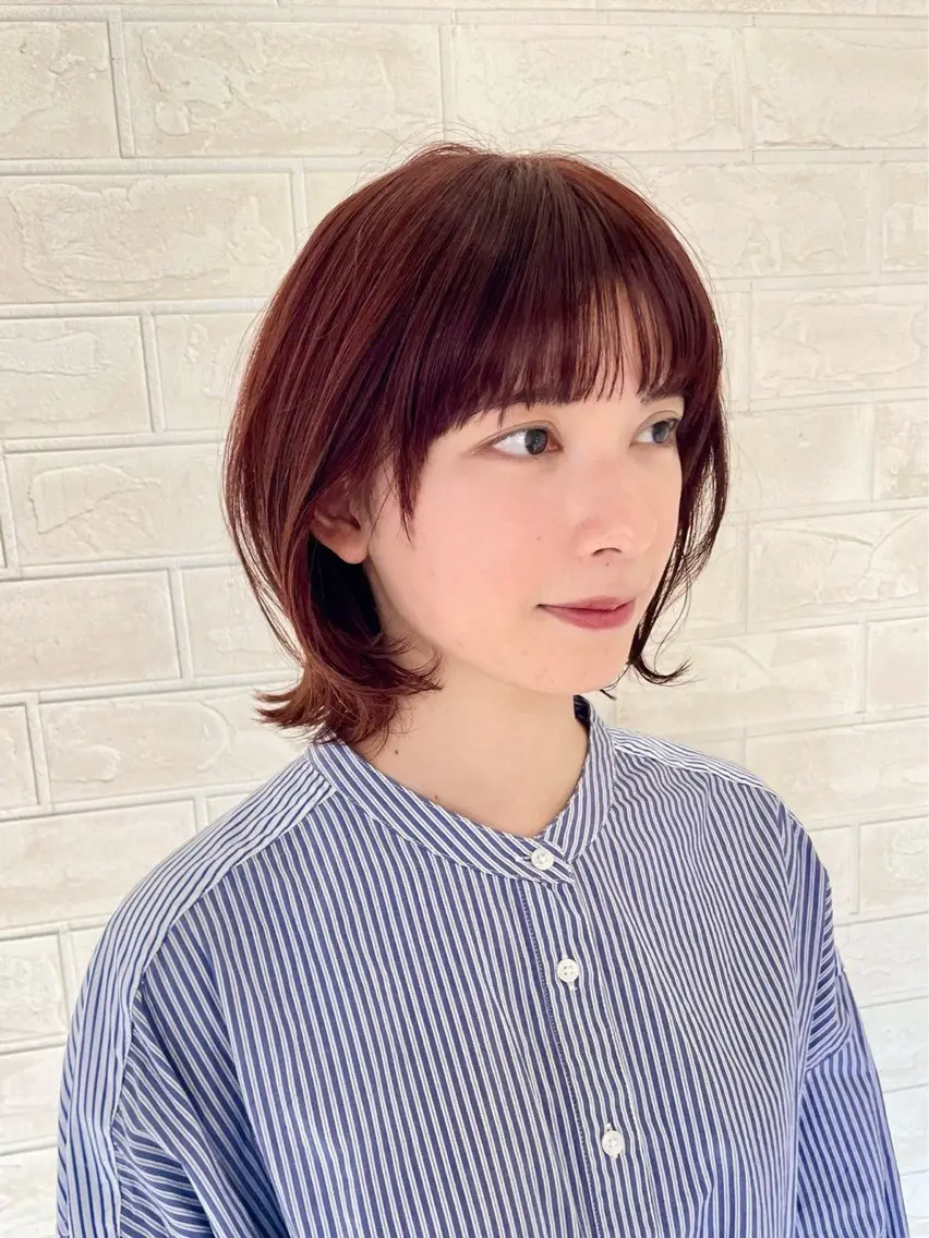ミディアム カット トリートメント lucia RYOのヘアスタイル
