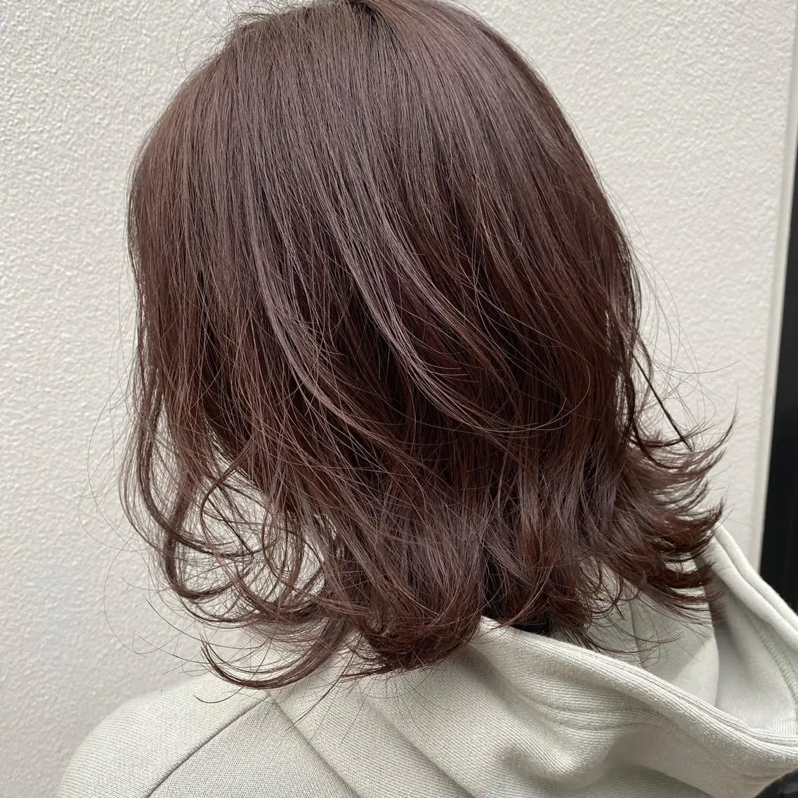 ミディアム カラー 透明感カラー ラベンダーカラー スタイリスト 林 風香のヘアスタイル